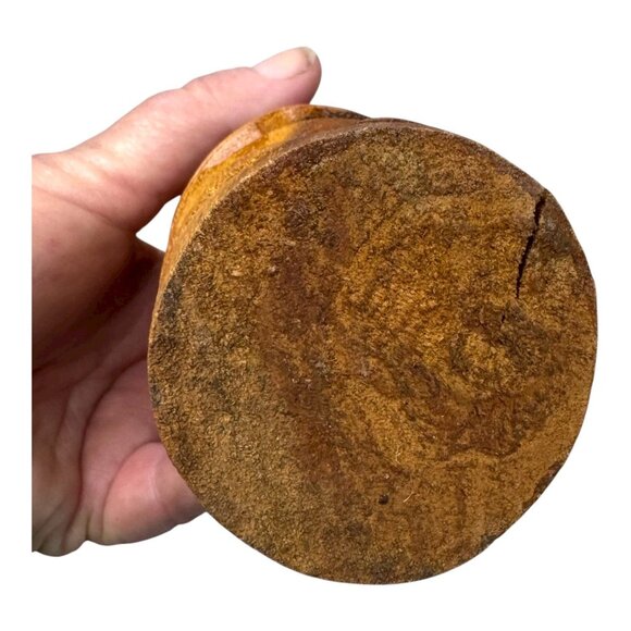 Handcrafted Wooden Tiki Statue Polynesian Art Totem Pole Bar Decor 8" Carved - Picture 7 of 7